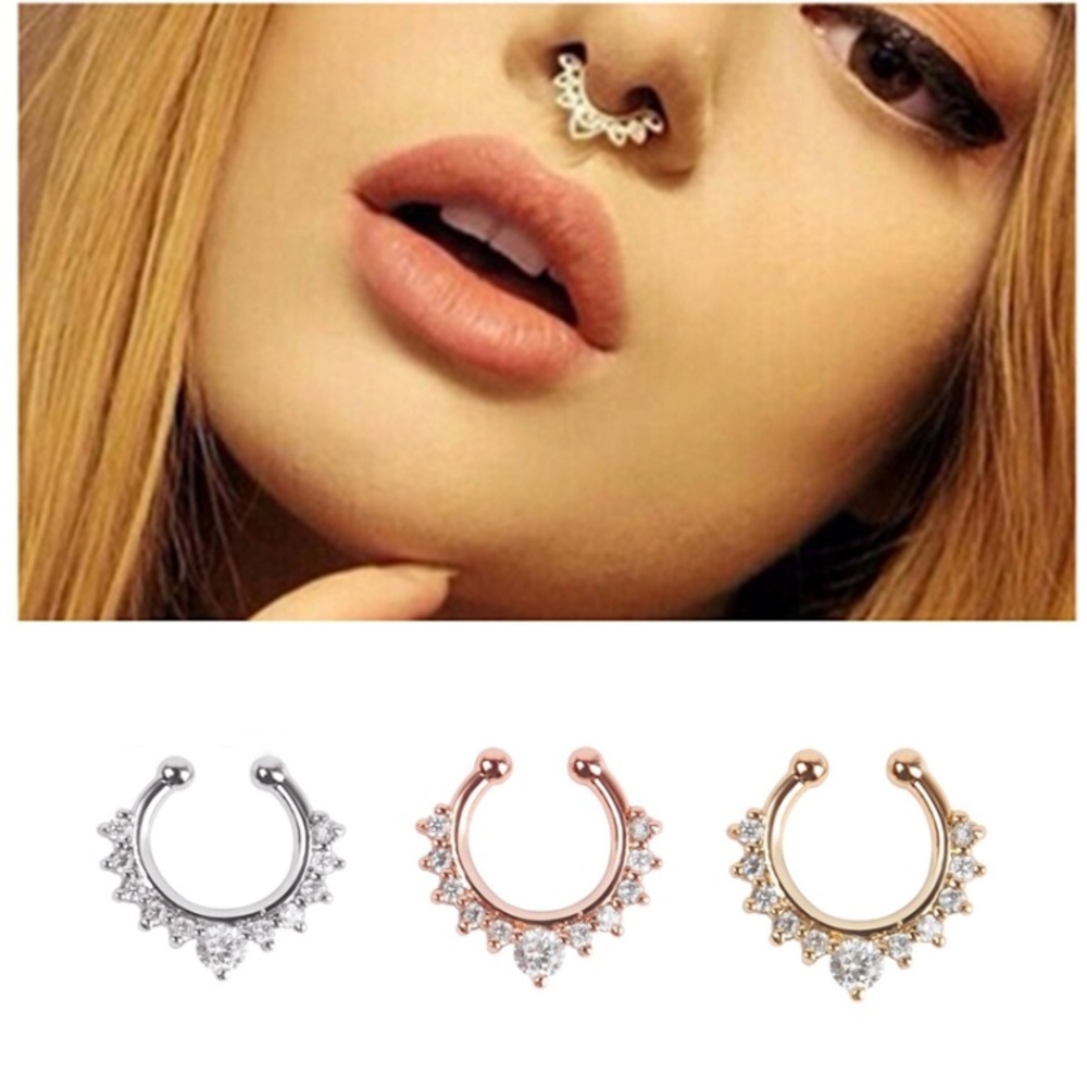 Gold Nose Ring No Pierce Needed